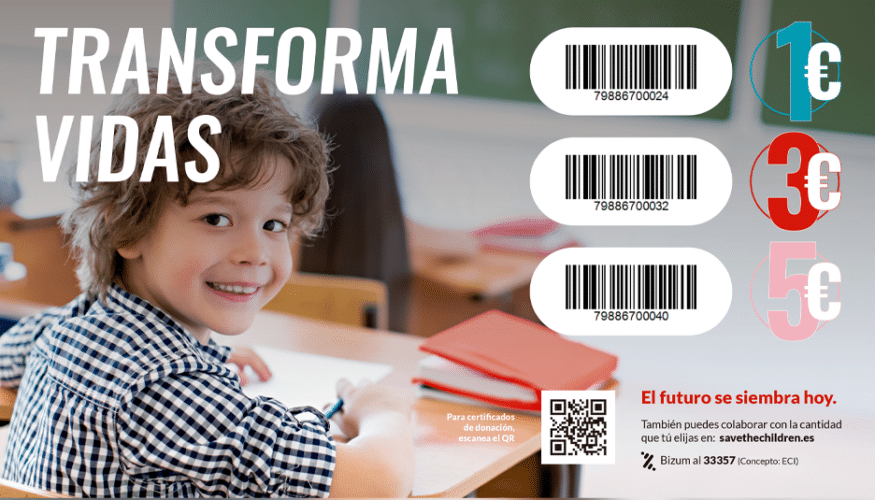 El Corte Inglés y Save the Children impulsan “Transforma vidas” en apoyo a la infancia