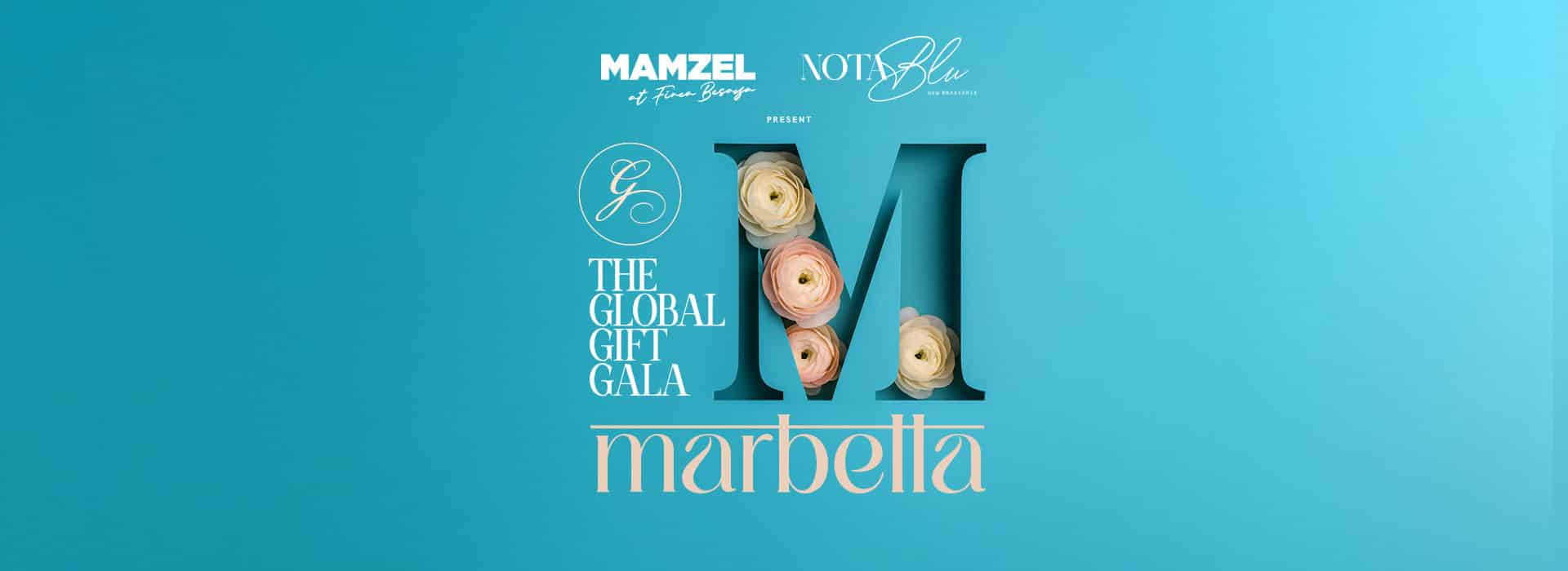 Cartel oficial de The Global Gift Gala Marbella 2026, el 25 de julio en Lucía Marbella