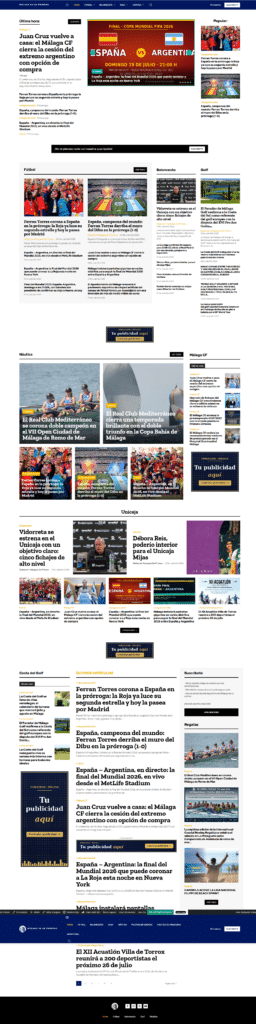 Malagaes, más de dos décadas informando: la cabecera digital con más de dos decadas de Málaga refuerza su posición como escaparate publicitario local