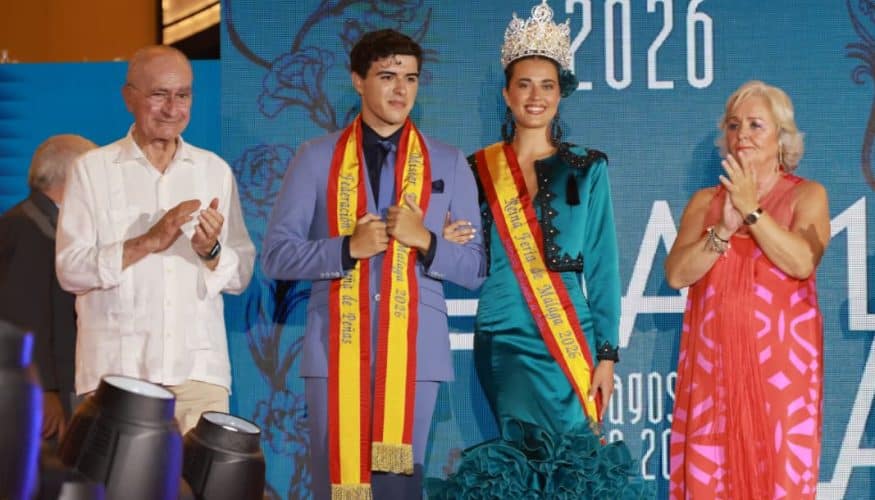 Jorge Aragón y Marta Cañamero, Míster y Reina de la Feria de Málaga 2026