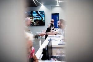 Visita a la oficina de Turismo de la plaza de La Marina de Málaga