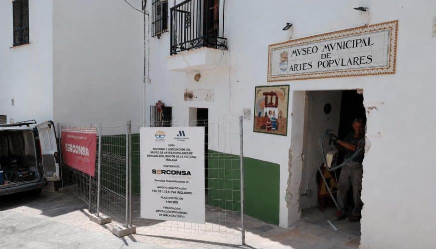 Las obras de reforma y adecuación del Museo de Artes Populares de Benagalbón alcanzan ya el 20% de ejecución