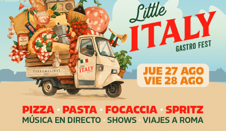 Little Italy Gastro Fest reúne los platos más icónicos de la gastronomía italiana el 27 y 28 de agosto en la plaza de toros de Torremolinos