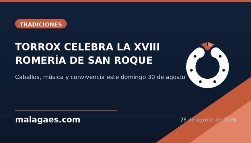 Torrox celebra este domingo su XVIII Romería de San Roque en una cita que reúne tradición y devoción