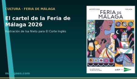 El Corte Inglés elige a la ilustradora Isa Nieto para representar el día y la noche de la Feria de Málaga