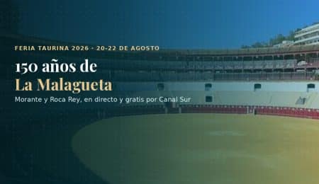 Así puedes ver gratis las corridas de la Feria de Málaga 2026 con Morante y Roca Rey