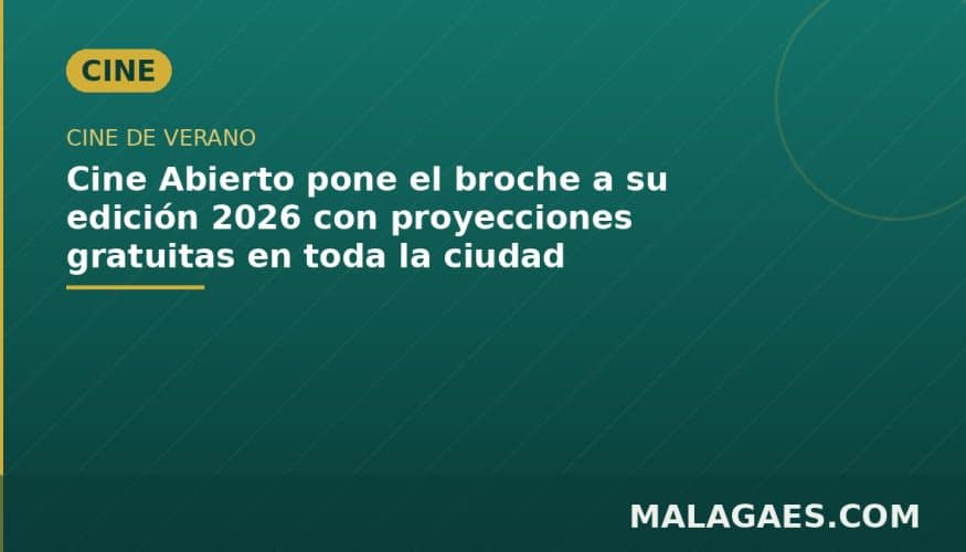 Cine Abierto pone el broche a su edición 2026 con proyecciones gratuitas en toda la ciudad