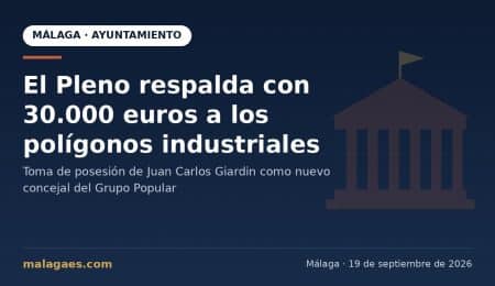 Pleno extraordinario: 30.000 € para Apoma y toma de posesión de Juan Carlos Giardin