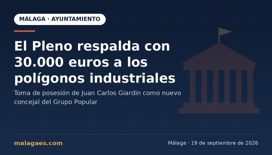 Pleno extraordinario: 30.000 € para Apoma y toma de posesión de Juan Carlos Giardin