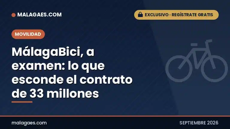 MálagaBici, a examen: lo que esconde el contrato de 33 millones para las 1.000 bicicletas eléctricas