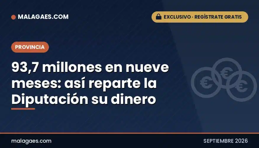 93,7 millones en nueve meses: así reparte la Diputación su dinero