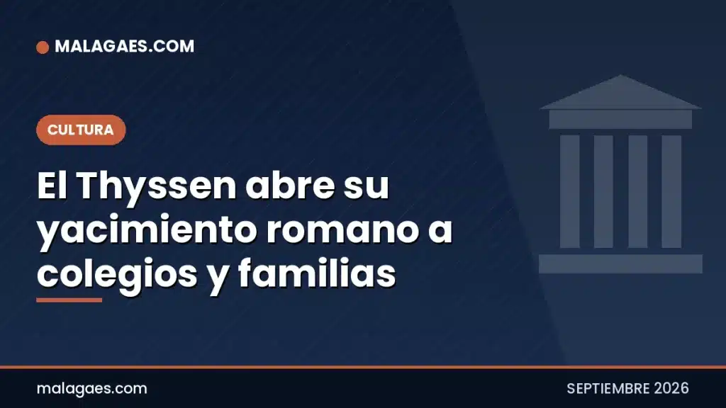 El Museo Carmen Thyssen incorpora el yacimiento romano de Villalón a su programa educativo 2026-2027