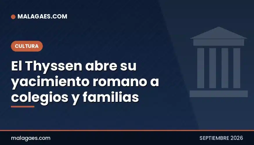 El Thyssen abre su yacimiento romano a colegios y familias