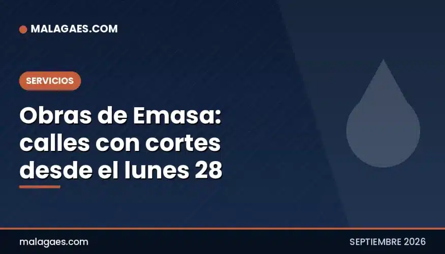 Obras de Emasa: calles con cortes desde el lunes 28