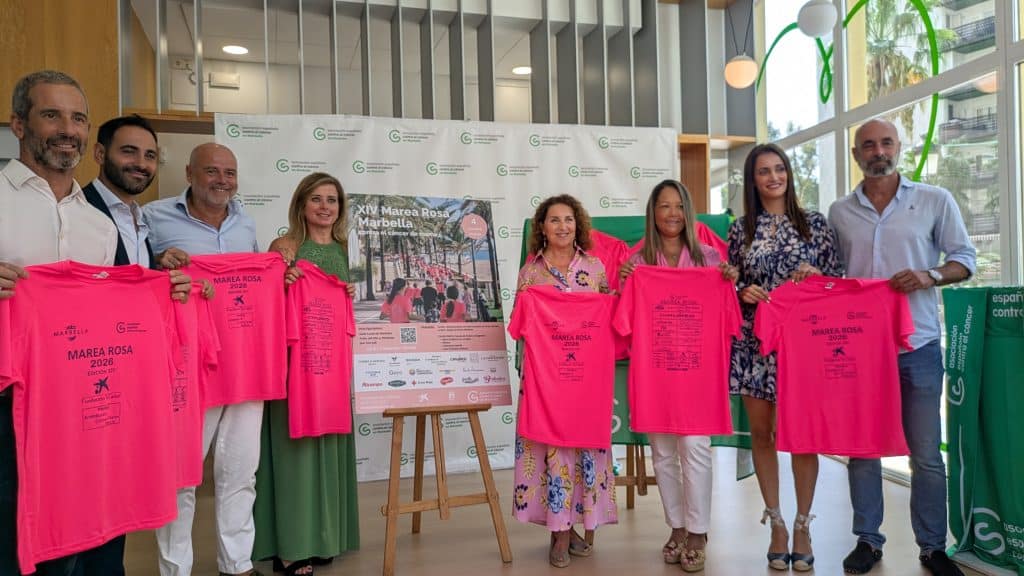 LA ASOCIACIÓN ESPAÑOLA CONTRA EL CÁNCER PRESENTA LA XIV EDICIÓN DE “MAREA ROSA CONTRA EL CÁNCER DE MAMA” DE MARBELLA