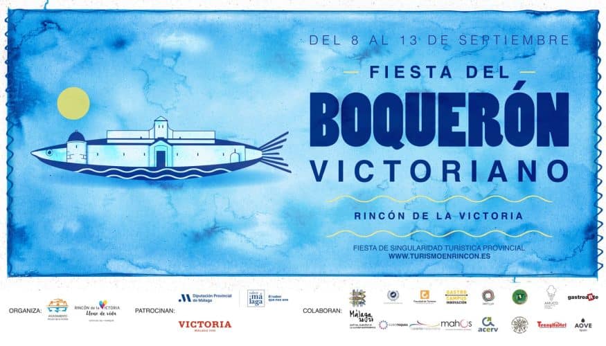 La Fiesta del Boquerón Victoriano, se celebra del 8 al 13 de septiembre, con showcookings de cocineros de referencia, tres días de Feria Sabor a Málaga, degustaciones gratuitas y actividades de cultura marinera.