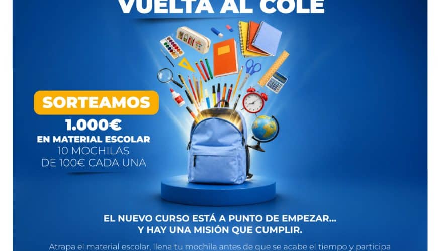 La vuelta al cole trae premios al centro comercial Los Patios