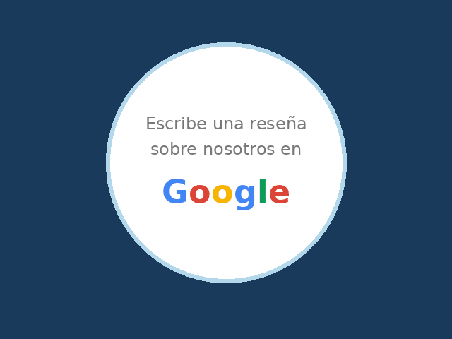 Escribe una reseña sobre nosotros en Google
