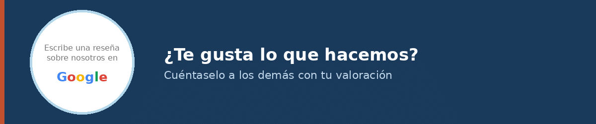 Escribe una reseña sobre nosotros en Google