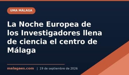 Universidad de Málaga, UMA, Noche Europea de los Investigadores, divulgación científica, Paseo del Parque, Alhaurín de la Torre, Fundación Unicaja, investigación