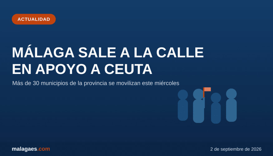 Málaga es Ceuta, la provincia con más concentraciones de España en apoyo a Ceuta