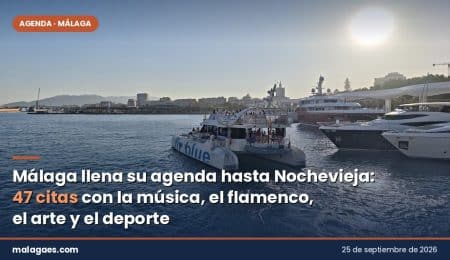 Málaga llena su agenda hasta Nochevieja: 47 citas con la música, el flamenco, el arte y el deporte