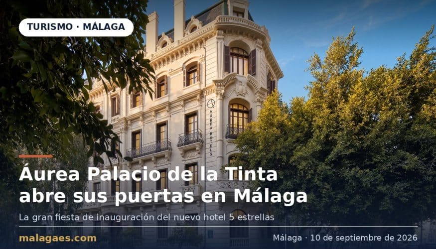 El hotel Áurea Palacio de la Tinta abrió sus puertas en Málaga con una gala de 200 invitados, con Juanma Moreno y Francisco de la Torre.