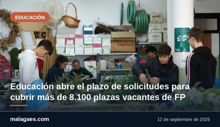 Educación abre el plazo de solicitudes para cubrir más de 8.100 plazas vacantes de FP