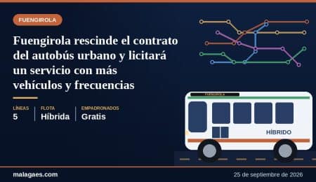 Fuengirola rescinde el contrato del autobús urbano y licitará un servicio con más vehículos y frecuencias