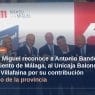 Mahou San Miguel premia a Banderas, el Ayuntamiento, Unicaja y Villafaina