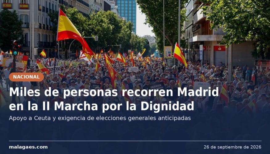 Marcha por la Dignidad: miles piden en Madrid elecciones y apoyo a Ceuta