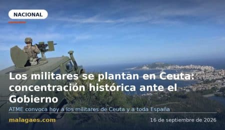 Los militares se plantan en Ceuta: concentración histórica ante el Gobierno