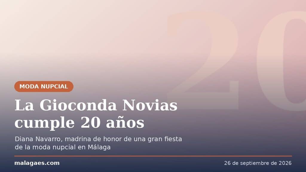 La Gioconda Novias, cumple 20 años en Málaga