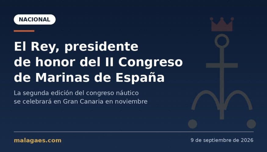 S.M. el Rey asume la Presidencia de Honor del II Congreso de Marinas de España