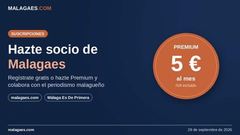 Cómo suscribirse a malagaes.com y Málaga Es De Primera: registro gratuito y Premium por 5 € al mes