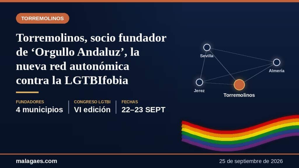 Torremolinos, socio fundador de ‘Orgullo Andaluz’, la nueva red autonómica contra la LGTBIfobia