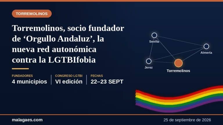 Torremolinos, socio fundador de ‘Orgullo Andaluz’, la nueva red autonómica contra la LGTBIfobia