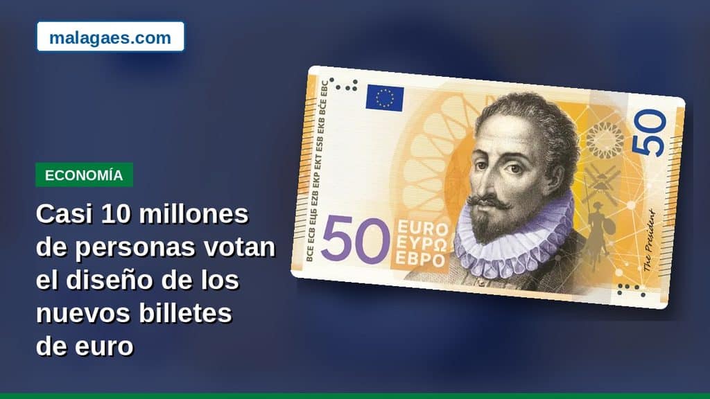 Casi diez millones de personas eligen el diseño de los futuros billetes de euro