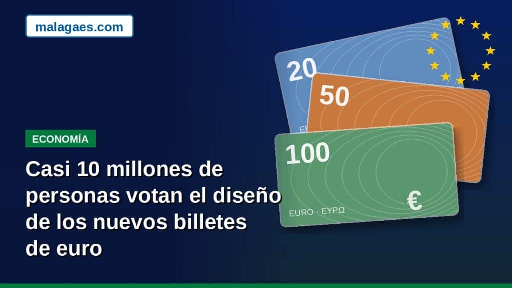 Casi diez millones de personas eligen el diseño de los futuros billetes de euro