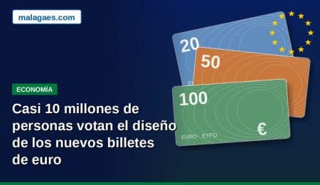 Casi diez millones de personas eligen el diseño de los futuros billetes de euro