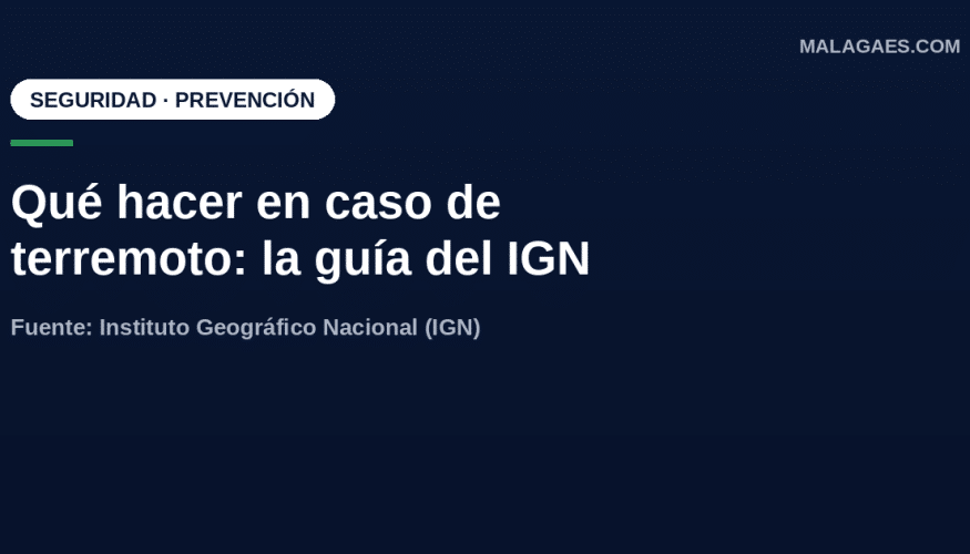 Qué hacer en caso de terremoto: 22 consejos esenciales
