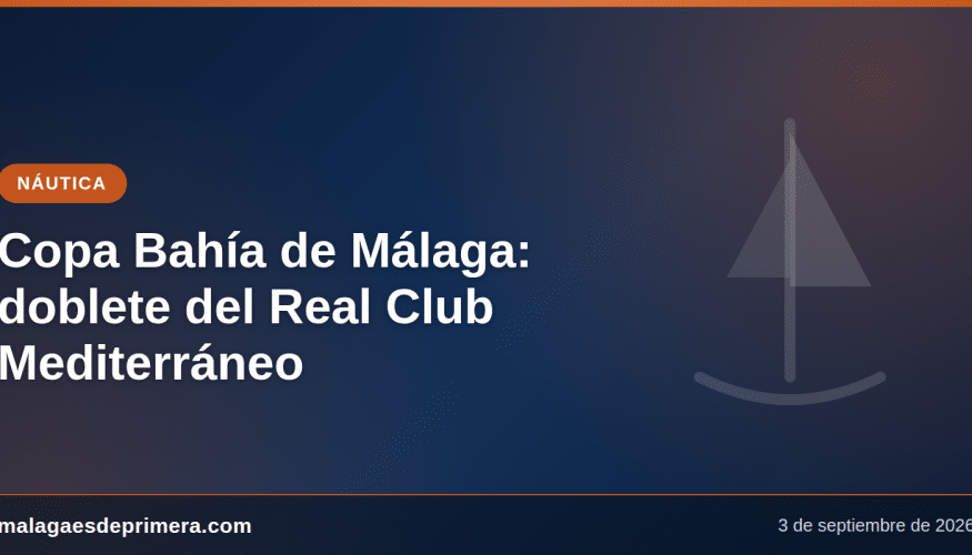 El Real Club Mediterráneo cierra con doblete la Copa Bahía de Málaga 2025-2026, tras ocho meses de regatas junto al Real Club El Candado