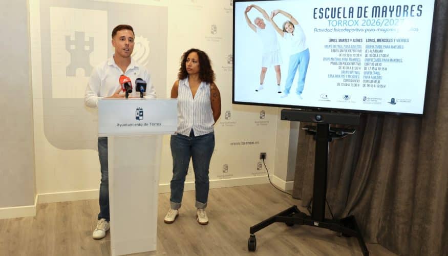 Torrox pone en marcha la Escuela de Mayores 2026/2027 con actividades físico-deportivas adaptadas