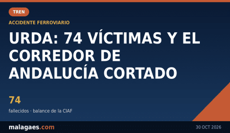 Accidente de Urda: 74 fallecidos tras el choque entre un AVE de Renfe y un Iryo en el corredor de Andalucía
