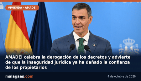 AMADEI celebra la derogación de los decretos y advierte de que la inseguridad jurídica ya ha dañado la confianza de los propietarios