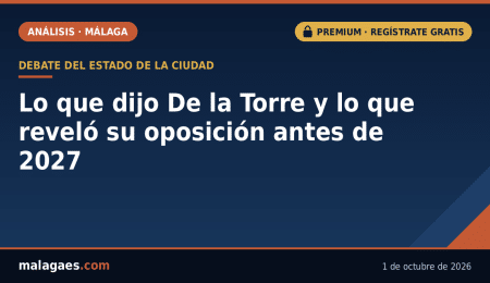 Análisis | El último Debate del Estado de la Ciudad antes de 2027: lo que dijo De la Torre y lo que reveló su oposición