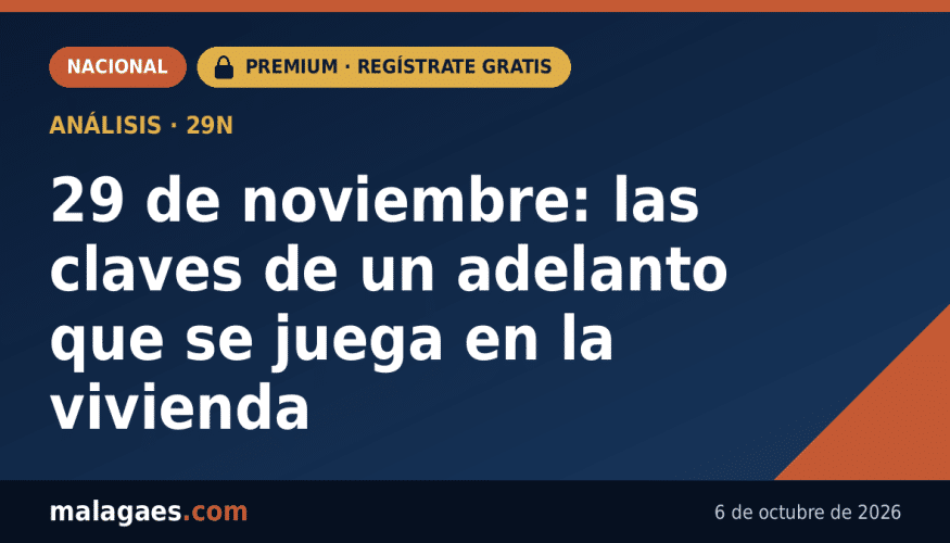 29 de noviembre: las claves de un adelanto que se juega en la vivienda — Malagaes.com
