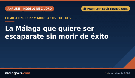 Análisis | Comic-Con, centenario del 27 y adiós a caballos, patinetes y tuctucs: la Málaga que quiere ser escaparate sin morir de éxito