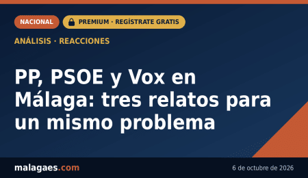 PP, PSOE y Vox en Málaga: tres relatos para un mismo problema — Malagaes.com