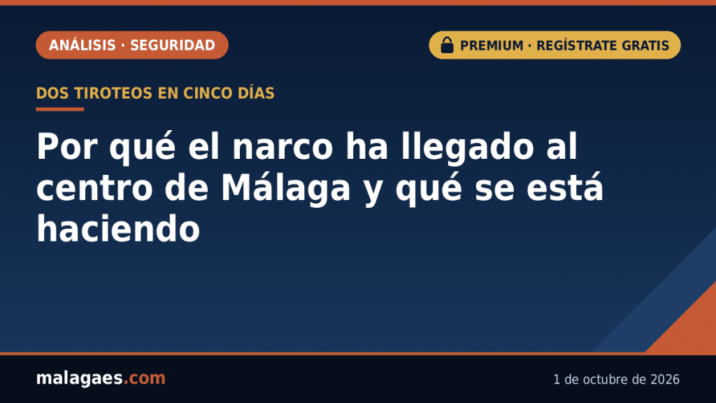 Análisis | Dos tiroteos en cinco días: por qué el narco ha llegado al centro de Málaga y qué se está haciendo
